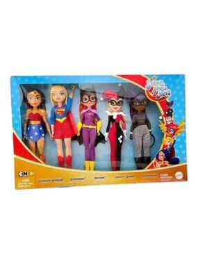 DC Super Hero Fashion Dolls 5 Pk Batgirl Wonder Woman Supergirl Harley  Quinn